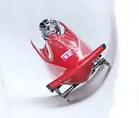 Maddy Cohen beim Monobob-Wettbewerb