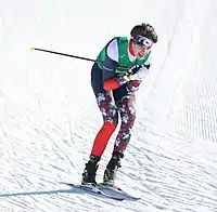Jan Šimek beim Nordic-Mixed-Team-Wettbewerb