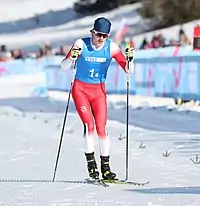 Nikolai Holmbø beim Nordic-Mixed-Team-Wettbewerb