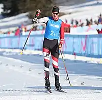 Erik Engel beim Nordic-Mixed-Team-Wettbewerb