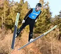 David Haagen beim Nordic-Mixed-Team-Wettbewerb