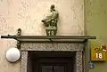 Seilerstraße 18: Entenmutter mit Küken