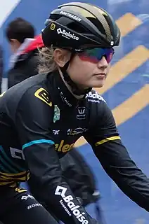 Marthe Truyen am Start des Brussels University Cyclocross 2020