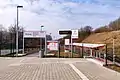 Neugebauter Haltepunkt „Hahnenfurth/Düssel“