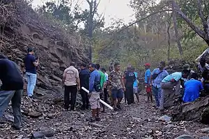 Geologische Exkursion in Sananain