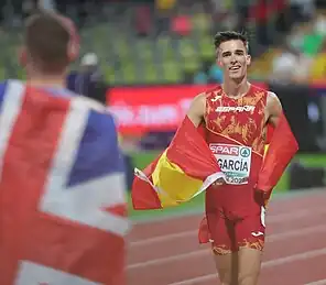 Mario García bei den Europameisterschaften 2022 in München