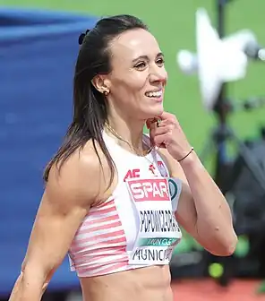 Marika Popowicz-Drapała bei den Europameisterschaften 2022 in München