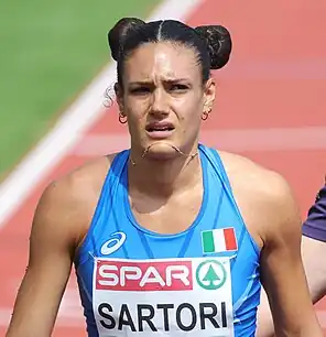 Rebecca Sartori bei den Europameisterschaften 2022 in München