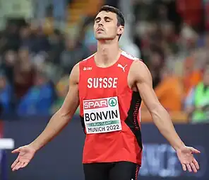 Julien Bonvin bei den Europameisterschaften 2022 in München