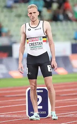 Eliott Crestan bei den Europameisterschaften 2022 in München