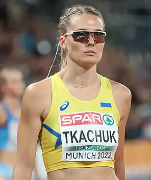 Wiktorija Tkatschuk bei den Europameisterschaften 2022 in München