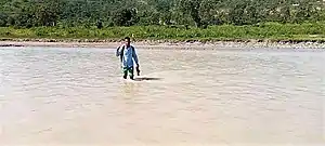 Der Fluss Manufonihun in der Aldeia Sarabere