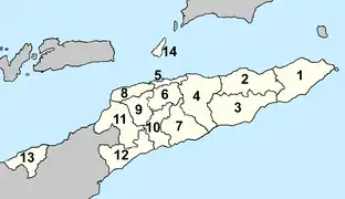Gemeinden Osttimors