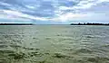 Mündung des Deltaarms ins Schwarze Meer
