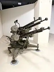 Ansicht linke Seite 12,7-mm-AA Gun vz.53