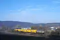 Privater Güterzug der Firma Stock Transport auf der Brenzbahn