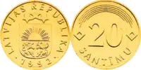 20 Santīmu