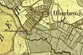 Öl- und Papiermühle Oberbruch auf der Tranchotkarte 1805/1807