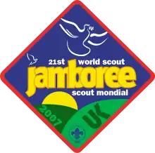 Abzeichen des 21. World Scout Jamborees