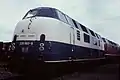 DB 220 060 in ozeanblau/beiger Lackierung 1984 im AW Nürnberg