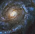 Hochaufgelöste Aufnahme des Zentrums, Hubble-Weltraumteleskop