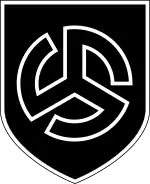 Wappen der 27. SS-Freiwilligen-Grenadier-Division „Langemarck“ (flämische Nr. 1)