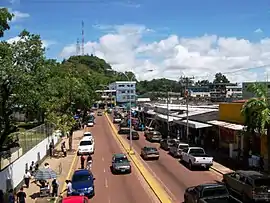 Eine der Hauptstraßen von Puerto Ayacucho