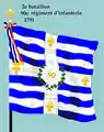 90e régiment d'infanterie 2. Bataillon 1791