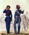 Ein Polnischer Legionär beim Salutieren (1855)