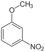 Struktur von 3-Nitroanisol