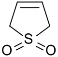 Strukturformel von 3-Sulfolen