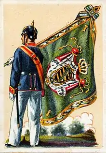 3. Infanterie-Regiment König Ludwig III von Bayern Nr. 102, II. und III. Bataillon, Vorderseite