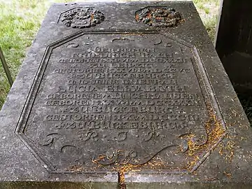 Grabmal von Johann Friedrich Christoph Bach und Gemahlin