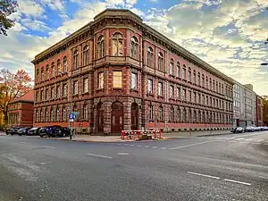 Blick von der Unisławy-Straße