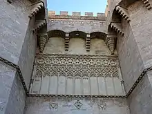 Detailansicht der Nordfassade