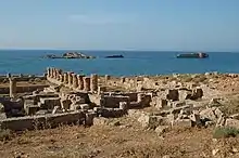 Unter­ge­gangen­er Hafen von Apollonia