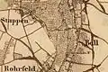 Die Bellermühle als Ottensmühle auf der Urkatasterkarte von 1846