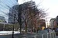 Greenwich Street Plaza im Februar 2022