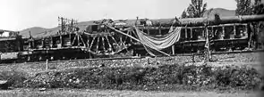 Das 1944 von US-Bombern im Rhonetal zerstörte 38-cm-Geschütz „Siegfried“