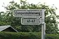 Straßenschild, Compesmühlenweg