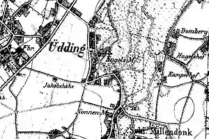 Die Engelsmühle auf der Neuaufnahme 1891–1912