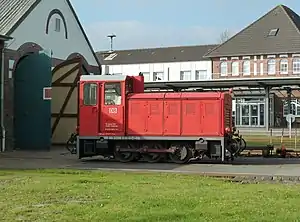 Die 399 106 im Bahnhof Wangerooge, 11. Oktober 2010