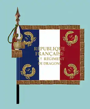 3e regiment de dragons bis 1997 (Vorderseite)