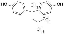 Strukturformel von 4,4′-Isobutylethylidendiphenol