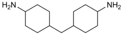 Strukturformel von 4,4′-Methylenbis(cyclohexylamin)