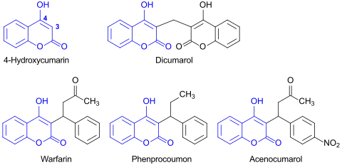 Antikoagulantien: Derivate des 4-Hydroxycumarins