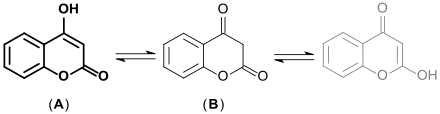 Tautomerie bei 4-Hydroxycumarin