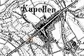 Kapellener Mühle auf der Neuaufnahme 1892