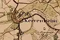 Kervenheimer Mühle auf der Urkatasterkarte 1843