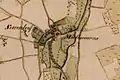 Höster Mühle auf der Urkatasterkarte 1843